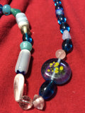 Blue Glass Smorgasbord Necklace