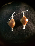 Vintage Acrylic Dangle Earrings