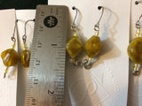 Vintage Acrylic Dangle Earrings