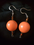 Stylish Orange Earrings