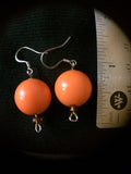 Stylish Orange Earrings