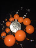 Stylish Orange Earrings