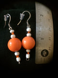 Stylish Orange Earrings