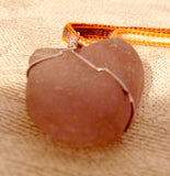 Antique Beach Glass Pendant