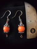 Stylish Orange Earrings