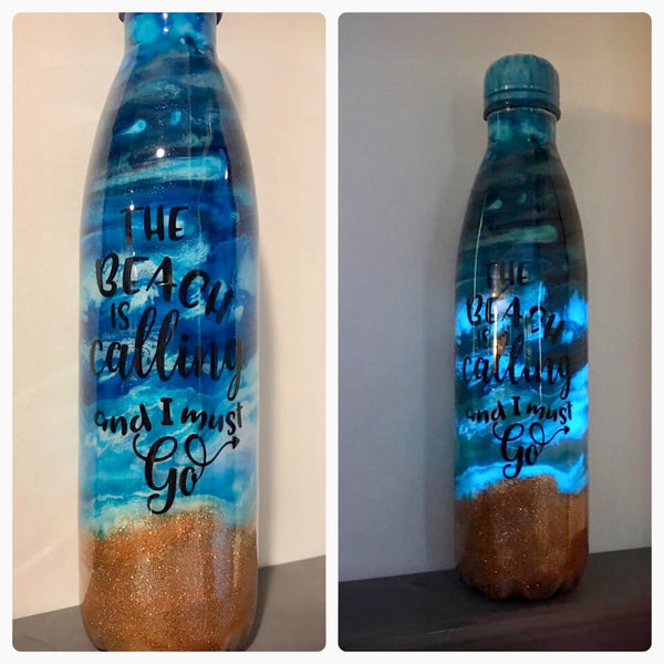 Beach Water Bottle