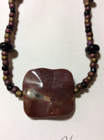 Mauve Stone Necklace