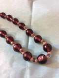 Simply Purple Glass Bead Necklace