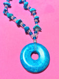 Blue Howlite Handmade Necklace
