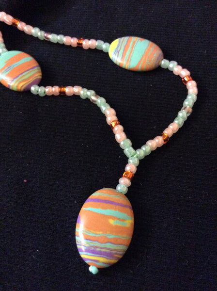 Beach Sunset Handmade Necklace