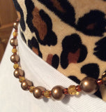 Vintage Glass Pearl Necklace