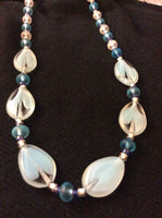 Sapphire Glass Handmade Necklace