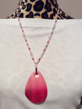 Pink Mother of Pearl Handmade Necklace
