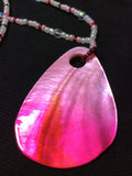 Pink Mother of Pearl Handmade Necklace