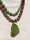 Green Apple Howlite Handmade Necklace