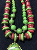 Green Apple Howlite Handmade Necklace