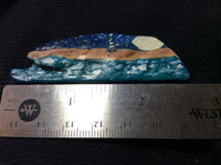 "Light Upon The Sand" Mini Cape Hatteras Drfitwood Painting