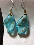 Glass Dangle Handmade Stainless Earrings