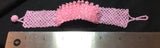 Pink Brillance Glass Bead Bracelet