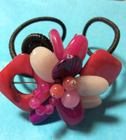 Fuchsia MOP Collage Bracelet