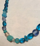 Blue Glass Smorgasbord Necklace