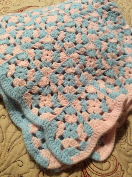 Crocheted Baby. Blanket