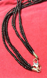 Black and White MOP Pendant Necklace