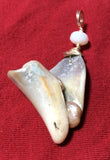 Conch Twirl with Sea Stones Pendant