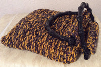 Goldenrod Variegated Knitted Purse