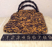 Goldenrod Variegated Knitted Purse