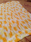 Yellow Verigated Baby Blanket
