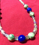Blue and Green Stone Necklace