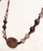 Jasper and Glass Necklace