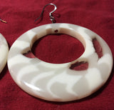 Cream Swirl Earrings