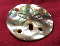 Mother of Pearl Sand Dollar Pin
