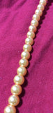 Mother of Pearl and Glass Pearl Necklace