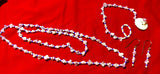 Lavender Necklace, Bracelet and Earring Set