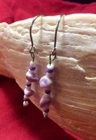 Lavender Necklace, Bracelet and Earring Set