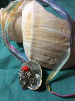 Flip Flop Seashell Pendant