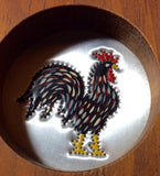 Rooster Pie Safe Art Wall Hanging