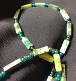 Unique Yellow Turquoise Handmade Necklace