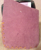 Pink Leather Card Holder