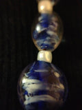 Blue Swirl Glass Pendant