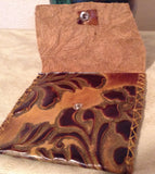 Embossed Leather Pouch