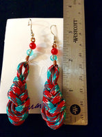 Feather Paracord Earrings