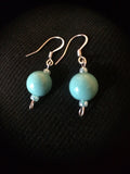 Blue Dangle Earrings