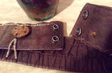 Handmade Leather Beaded Sash